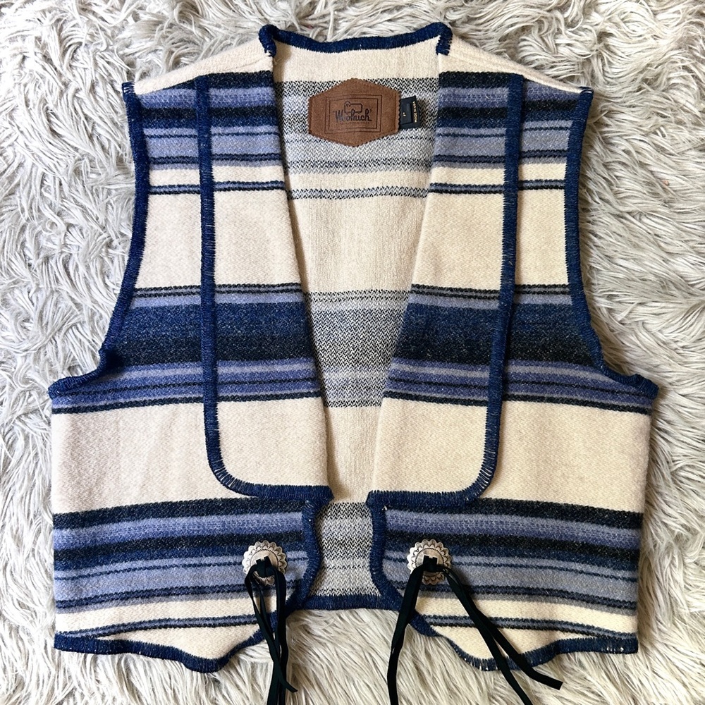 Vintage Woolrich Vest Western Boho